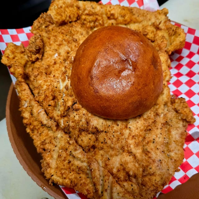 Big OI' Indiana Breaded Pork.