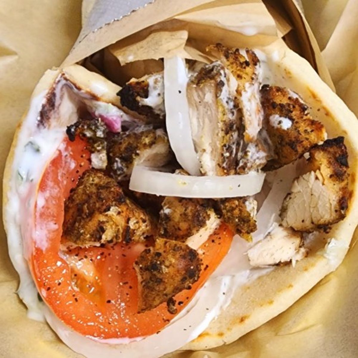 Chicken Pita or Chicken Wrap