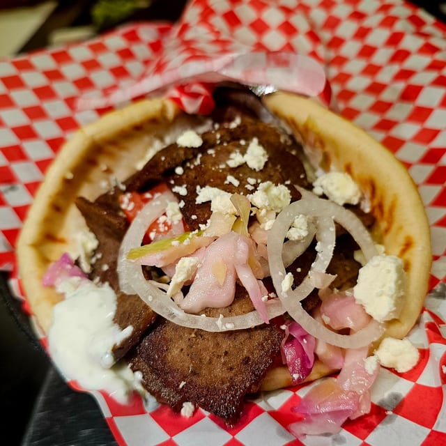 Gyro Pita or Gyro Wrap.