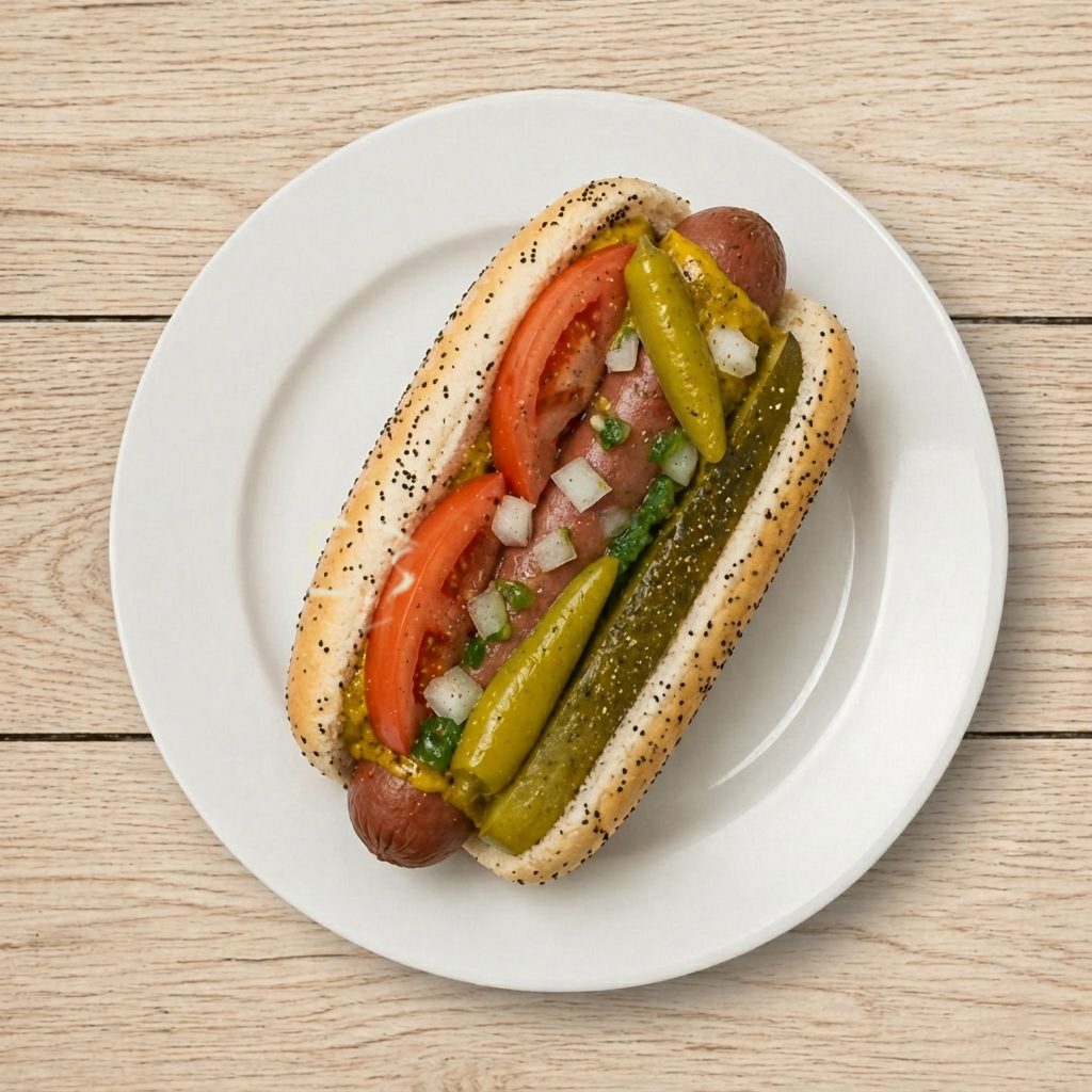 Authentic Chicago Dog.