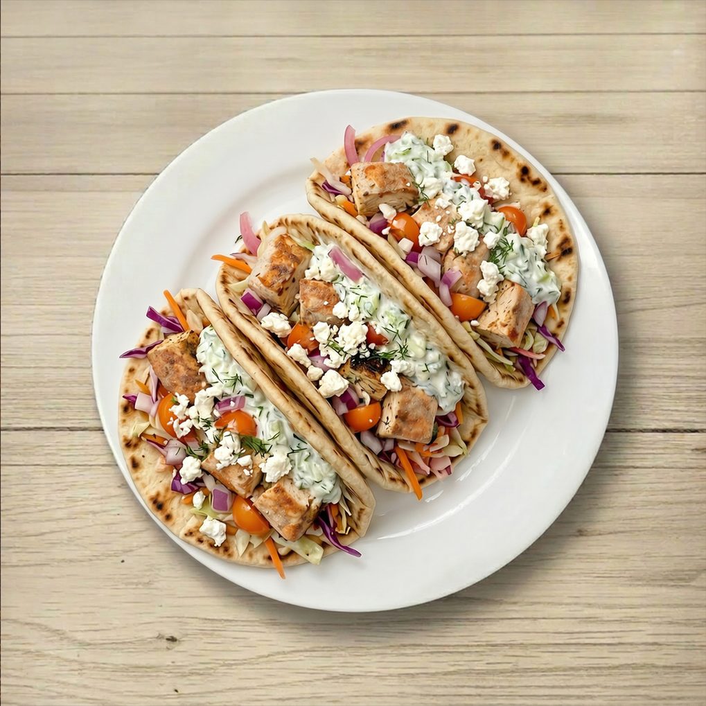 Chicken Pita or Chicken Wrap.