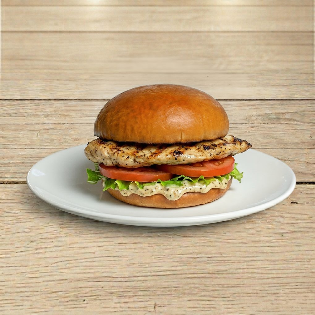 Char-Grilled Chicken Sandwich.