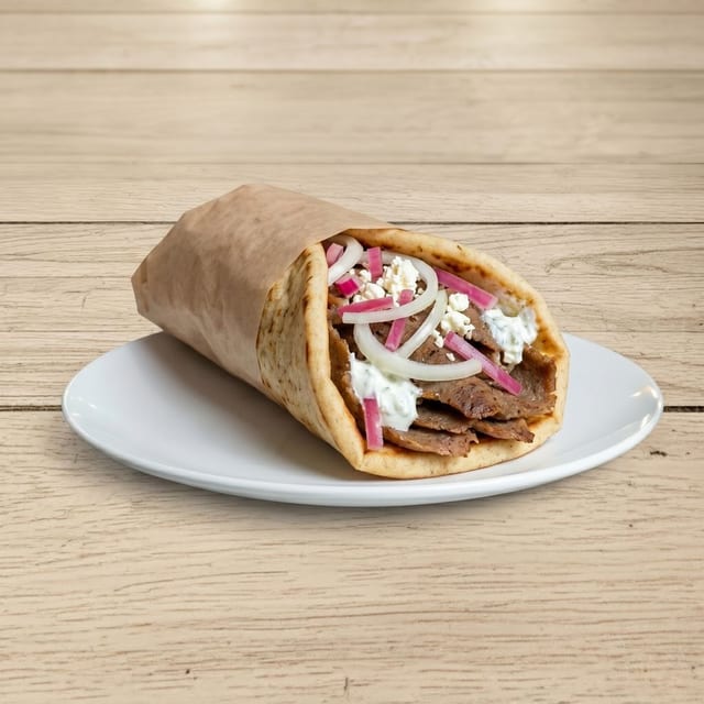 Gyro Pita or Gyro Wrap.