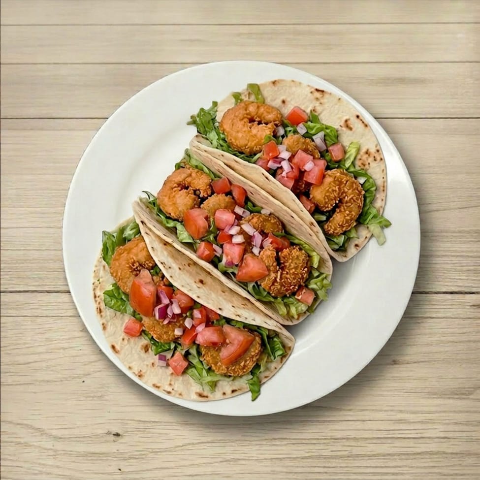 Mexican Street Shrimp Tacos.